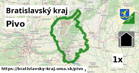 pivo v Bratislavský kraj