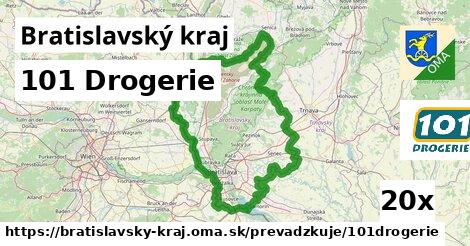 101 Drogerie, Bratislavský kraj