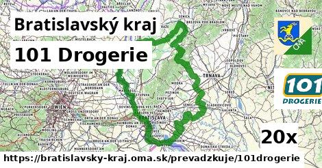 101 Drogerie, Bratislavský kraj