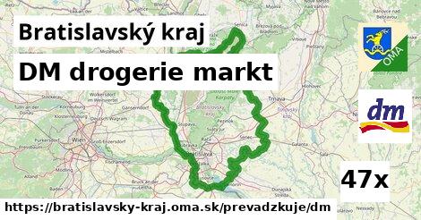 DM drogerie markt, Bratislavský kraj