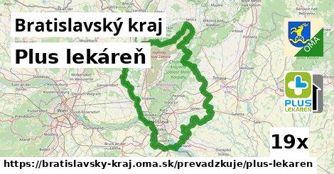 Plus lekáreň, Bratislavský kraj