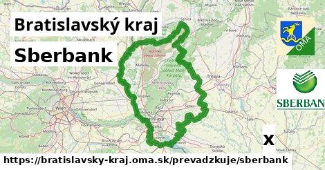 Sberbank, Bratislavský kraj