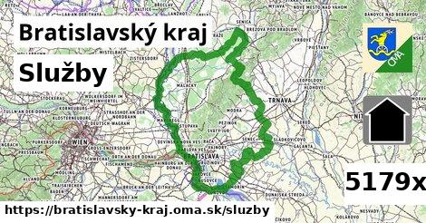 služby v Bratislavský kraj