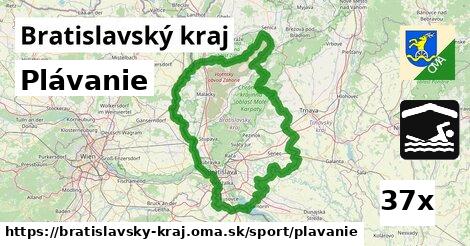 Plávanie, Bratislavský kraj