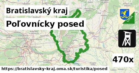 Poľovnícky posed, Bratislavský kraj