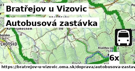 Autobusová zastávka, Bratřejov u Vizovic