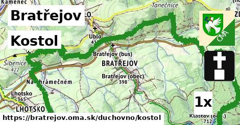 kostol v Bratřejov