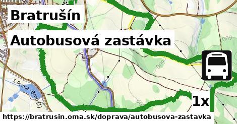 Autobusová zastávka, Bratrušín