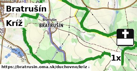 kríž v Bratrušín