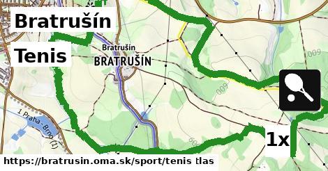 Tenis, Bratrušín
