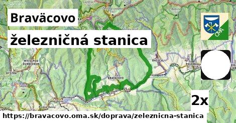 železničná stanica, Braväcovo