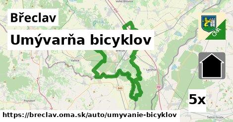 umývarňa bicyklov v Břeclav