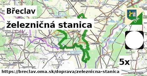 železničná stanica v Břeclav