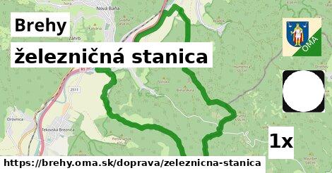 železničná stanica, Brehy