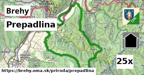 prepadlina v Brehy
