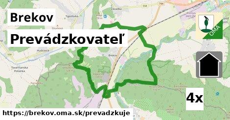 prevádzkovateľ v Brekov