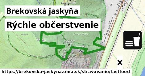 Všetky body v Brekovská jaskyňa