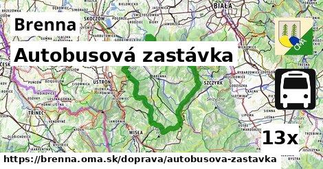 Autobusová zastávka, Brenna