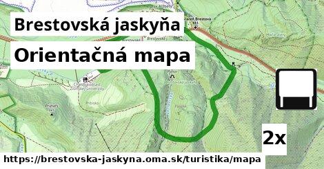 Orientačná mapa, Brestovská jaskyňa