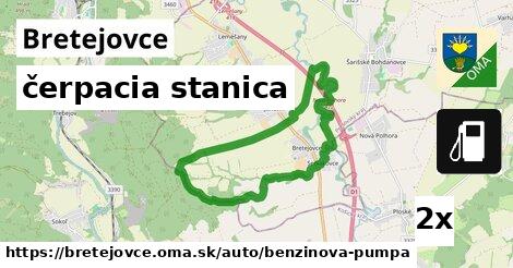 čerpacia stanica, Bretejovce