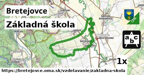 Základná škola, Bretejovce