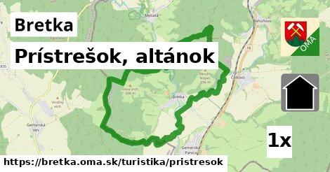 Prístrešok, altánok, Bretka