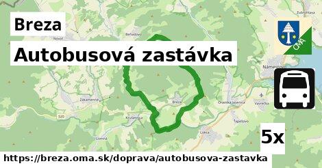 Autobusová zastávka, Breza