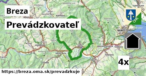 prevádzkovateľ v Breza