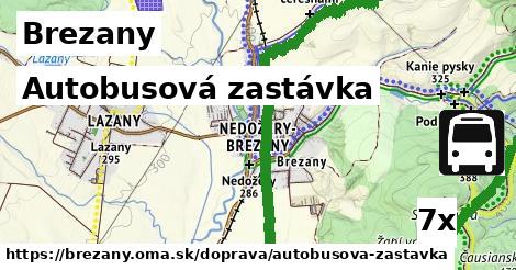 Autobusová zastávka, Brezany