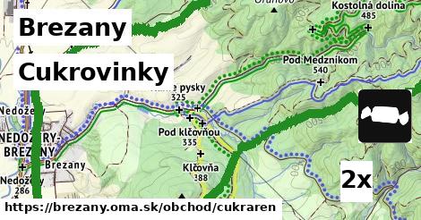 cukrovinky v Brezany