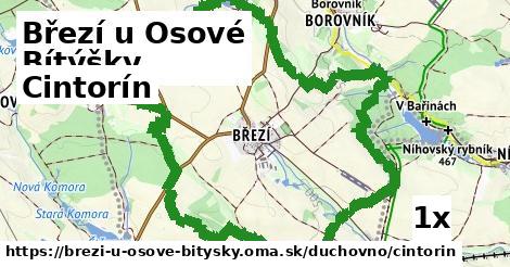 Cintorín, Březí u Osové Bítýšky