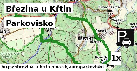 Parkovisko, Březina u Křtin