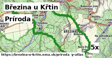 príroda v Březina u Křtin