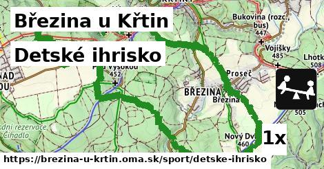 Detské ihrisko, Březina u Křtin