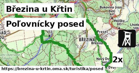 Poľovnícky posed, Březina u Křtin