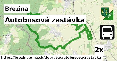 Autobusová zastávka, Brezina