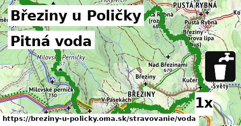 Pitná voda, Březiny u Poličky
