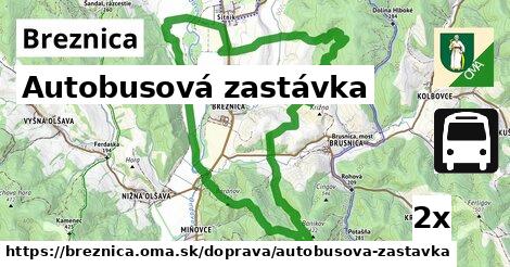 Autobusová zastávka, Breznica
