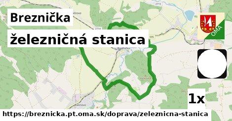 železničná stanica, Breznička, okres PT