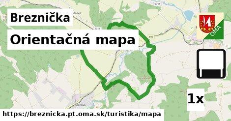 Orientačná mapa, Breznička, okres PT