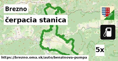 čerpacia stanica, Brezno