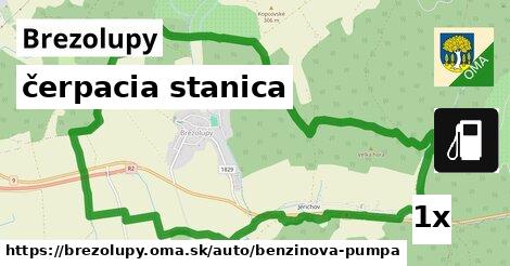 čerpacia stanica, Brezolupy