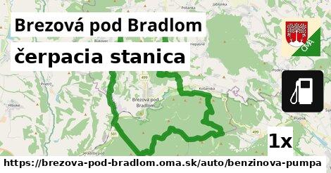 čerpacia stanica, Brezová pod Bradlom