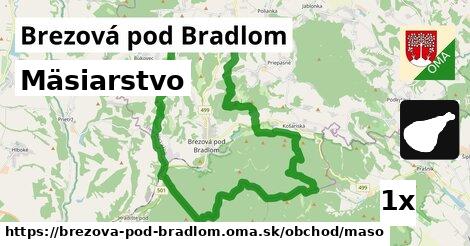 Mäsiarstvo, Brezová pod Bradlom