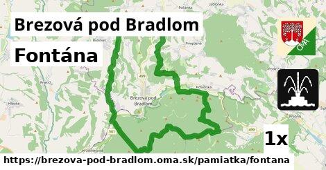 Fontána, Brezová pod Bradlom