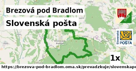 Slovenská pošta, Brezová pod Bradlom