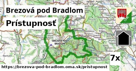 prístupnosť v Brezová pod Bradlom