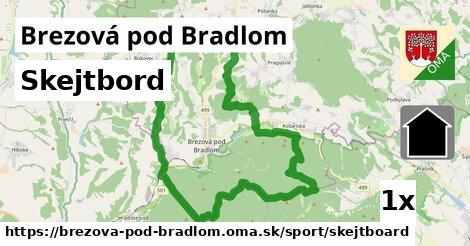 Skejtbord, Brezová pod Bradlom