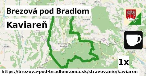 kaviareň v Brezová pod Bradlom