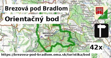 Orientačný bod, Brezová pod Bradlom